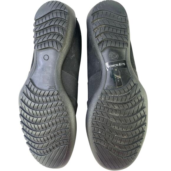 Sesto Meucci Admon Black Suede Comfort Loafer Elastic Stretch Made In Italy S 7 - Picture 9 of 12